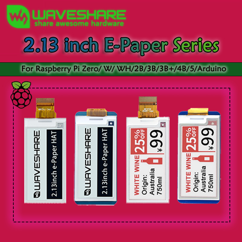 Waveshare 2.13인치 E-Paper E-Ink - Display Epaper 2.9 리뷰 및 가격